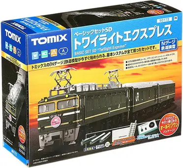TOMIX【日本代購】N軌距基本套裝SD 90179 鐵道模型藍色列車| 綠野春風