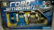 Robo Smasherz Fighting Robot Game New In Box Glow in the Dark Two Bots