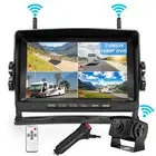 Wireless Reversing Camera 7" DVR AHD Recording Monitor for Bus/Motorhome 12V-24V