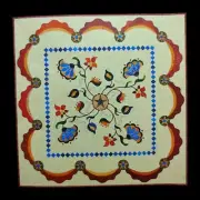 Victorian Floral Applique Quilt Pattern - 88" or 54" vtg Flowers Mary Sorensen