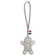 [Thom Browne] Mr. Gingerbread Pebble Grain Charm Men
