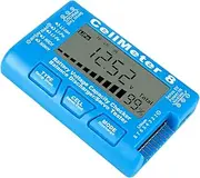 HOMOBABE Battery Voltage Tester for Li-ion Li-po Nimh Compact LCD Display Checker for Battery Capacity Voltage Analysis Lightweight