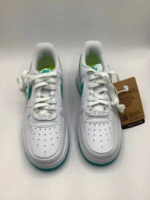 Women's Size 7 Nike Air Force 1 '07 NN White/Dusty Cactus-Volt (DV3808 107)