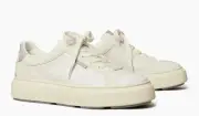 NIB Tory Burch T-Monogram Ladybug Sneakers Purity/Bianco/Spring Lavender 10 M