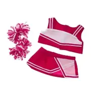 Teddy bear cheerleaders Doll clothes, Build a Bear outfit, cheerleader pink