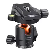 K&F Concept 360° DSLR Camera Tripod Ball Head 10kg/22lbs + Quick-release Plate