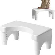 Toilet Step Stool,Adults Bathroom Poop Stools with 5° Inclination | Nursery Products for Smooth Defecation for Seniors, Pregnant Women, Children, Patients