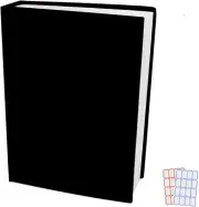 Fundas Libros Gigantes Elasticas De Color Negro Protector De Libros Reutilizable