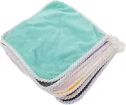 LOLIPPYY 8Pcs Hand Towels Soft Fleece Wash Cloths for Quick Drying and Highly Absorbent for Face Washing and Everyday Use Machine Washable
