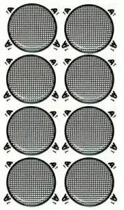 8 Patron 15" Subwoofer Metal Mesh Cover Waffle Speaker Grill Protect Guard DJ
