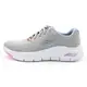 Skechers ARCH FIT 灰色 紫藍 足弓 休閒鞋 女款 J1835【新竹皇家 149722WGYMT】