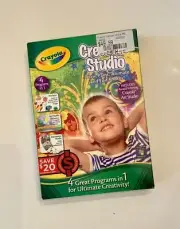 Crayola Creative Studio Software Draw Paint Animate Art Photo FX New