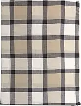 Merry Night MC34010-96 100% Cotton Mattress Cover, Checkered, Single Long, Beige