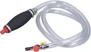 16mm Siphon Pump for Gasoline: Fuel Transfer Pump with 3 Meters Hose and Control Switch, Universal Gas Siphon Pump for Water & Oil