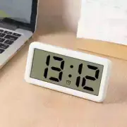 Battery Powered Digital Alarm Clock Wall-mounted LCD Clock with CR2032 Battery