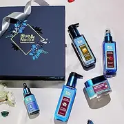 Blue Nectar Indulgent Nature Beauty Gift Set for Women & Men | Face Cream, Serum, SPF Lotion, Face Wash & Rose Face Mist | Gift Box for Birthday, Anniversary & Special Occasions