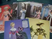 Lot of 6 ANNIE'S CALENDAR BED DOLL CROCHET PATTERN