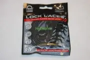 Lock Laces Elastic No Tie Shoelaces One Size Fits All Black Color