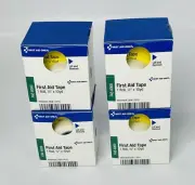4 Rolls First Aid Only First Aid Fabric Tape 1/2" x 10yds Roll