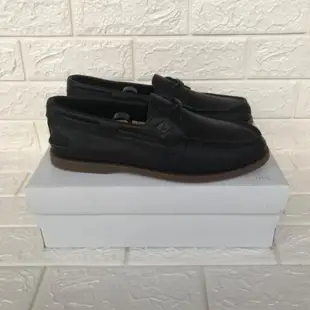 Sperry Top Sider 一腳蹬黑膠皮革正品原裝