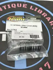 Team Associated. TC Spring Grey (14.8 LB/IN) 20.5mm. Item #31762. New Old Stock.