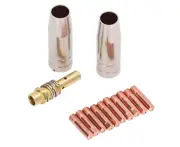 Welding Gun Nozzle Contact Tip Replacement Connector Rod 15Ak Mig Mag Weld Torch Consumables
