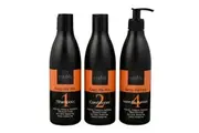 3 x Cabello Shampoo + Conditioner + Leave-On Moisture Keep Me Hot 3 x 400mL