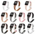 For Fitbit Versa 3 / Sense / Versa 1 2Genuine Leather Bracelet Strap Watch Band