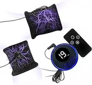 Remote Control Vibrating Penis Ring Electric Shock Penis Sleeve 2Pcs Widened Penis Sleeve Electric Shock Breathable Bondage Penis Ring Set Electric Shock Cock Ring for Men Sex Toys