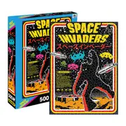 500pc Aquarius Space Invaders 20x25cm Jigsaw Puzzle Kids Family Fun Game 3y+