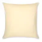 18" x 18" Throw Pillow Cozy Soft Microbead Off White Creme: 1 Pc