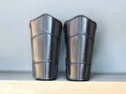 Medieval Steel Warrior Larp Armor Leg Set