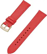 [RVGVPKLKUM] Sailcloth Watch Band Leather Watch Strap 18mm 20mm 22mm Quick Release Strap Nylon Wrist Bracelet Men