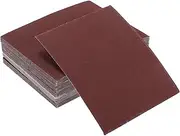 X AUTOHAUX Universal 4.49Inch x 5.51Inch 320 Grit Sanding Discs Hook & Loop Sanding Sheets Aluminum Oxide 50 Pcs
