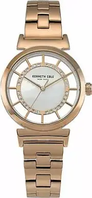 Kenneth cole KC50230005 Women's New York Transparency Rose Gold Tone Watch
