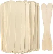 150Pcs Large Popsicle Sticks, BetterJonny 15cm Jumbo Wooden Craft Sticks Multi-Purpose Ice Cream Sticks Wood Garden Label Waxing Sticks DIY Wooden Sticks for Wax,Craft and Decoration