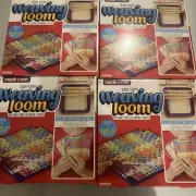 Steps Weaving Loom Beginner Loom DIY Potholders Weaving Loom, New Case Of 4 Sets