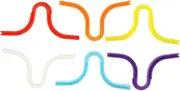 Sewroro 6 Pcs Nose Clip Tape Face Mask Fog Nasal Filters Mask Nose Bridge Devices Eyeglasses Nose Pads Nose Bridge Strip Replacement Nose Pads Nose Pad for Mask Vents Goggles Silica Gel