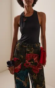 [S.S.DALEY] Cochrane Sheer Wool Jersey Tank Top