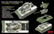 1/35 Ryefield M4A3 Sherman 76W VVSS Late (Upgrade Version w/Interior) Plastic Mo