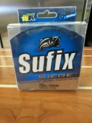 SUFIX SIEGE HIGH TENSILE & KNOT STRENGTH - SUPERIOR 25LB CLEAR 250 YRDS #662-125