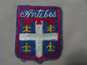 VINTAGE ANTIBES Embroidery Souvenir PATCH
