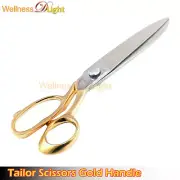 New 8'' German Steel Heavy Duty Upholstery Carpet Tailor Scissors Gold Handle