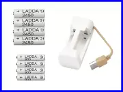 Set Universal USB Charger + 4pcs AA and 4pcs AAA Rechargeable Batteries