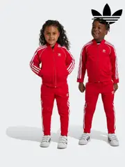 adidas Red SST Adicolour Tracksuit (F74130) | $104