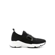 [Tod's] Tod's Chain-link Detail Slip-on Sneakers 38 IT BLACK