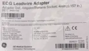 GE ECG Leadwire Adapter Set 9490-105, Alligator / Banana Socket, 4mm (0.157 in.)