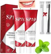 Sp10 Probiotic Toothpaste,Sp-10 Ultra Whitening Toothpaste,Probiotic Brightening Toothpaste,Fresh Breath,Deep Cleaning Care Toothpaste (2PCS)