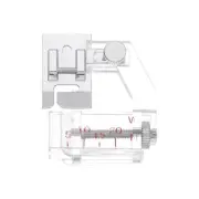 Presser Foot Adjustable Bias Binder for Low Shank Sewing Machines