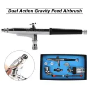 Portable Mini Airbrush Compressor Kit DA Gravity Feed Spray Gun for Nail Tattoo